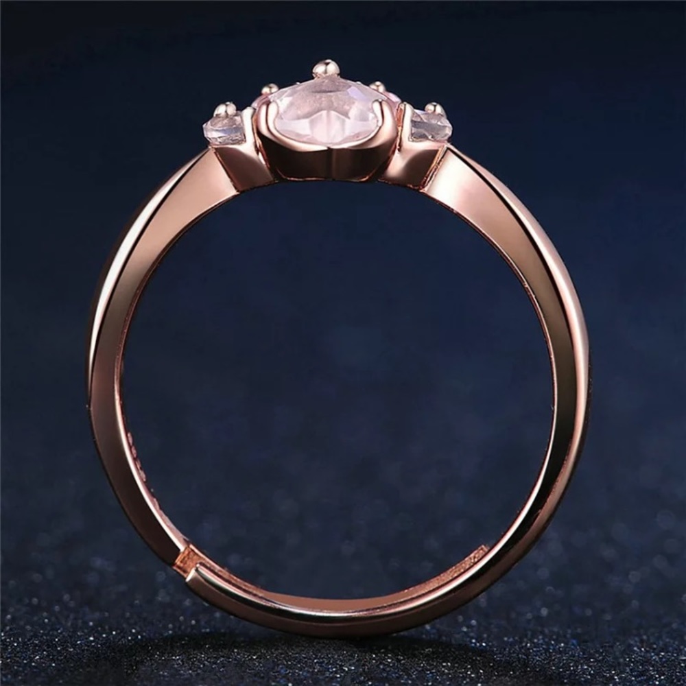Adjustable Gold Plated Cut Cat Dog Bear's Paw Ring - Picture 5 of 5